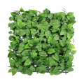 12 pièces 50x50 cm pas cher vert vertical artificielle en plastique haie feuilles mur